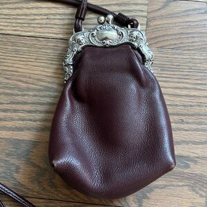 Brighton vintage brown one world leather crossbody